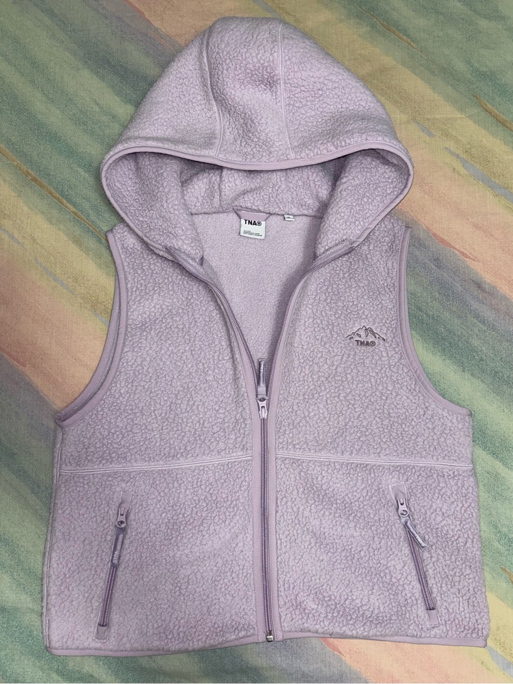 Aritzia Tna - Polartec Thermal Pro Boulder Vest - Lite Lilac size M